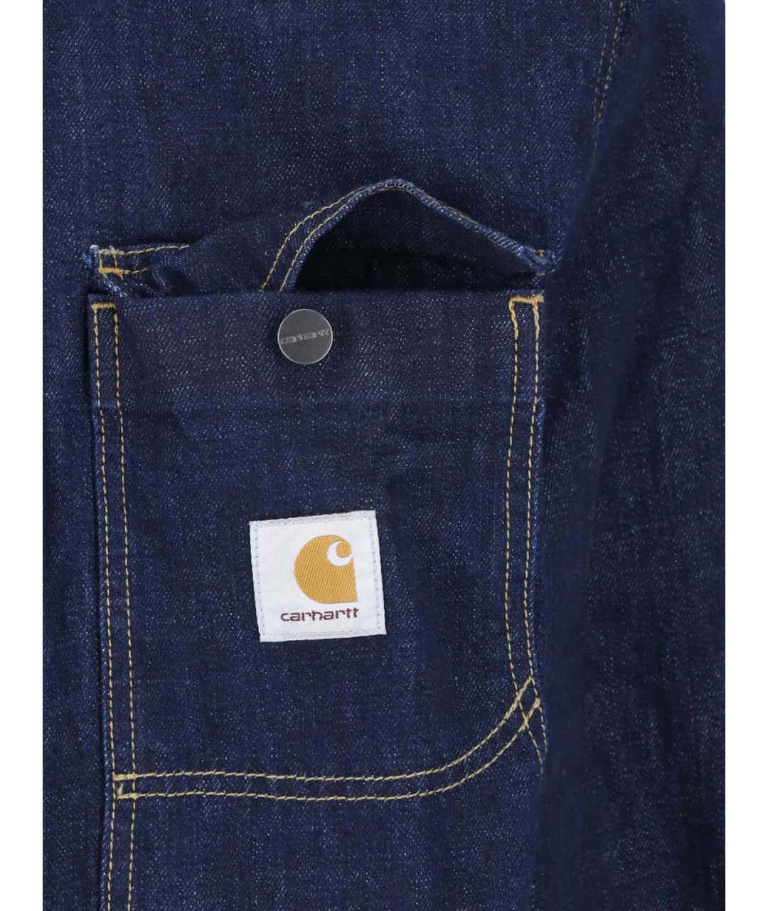 CARHARTT WIP Синяя хлопковая куртка, фото 3
