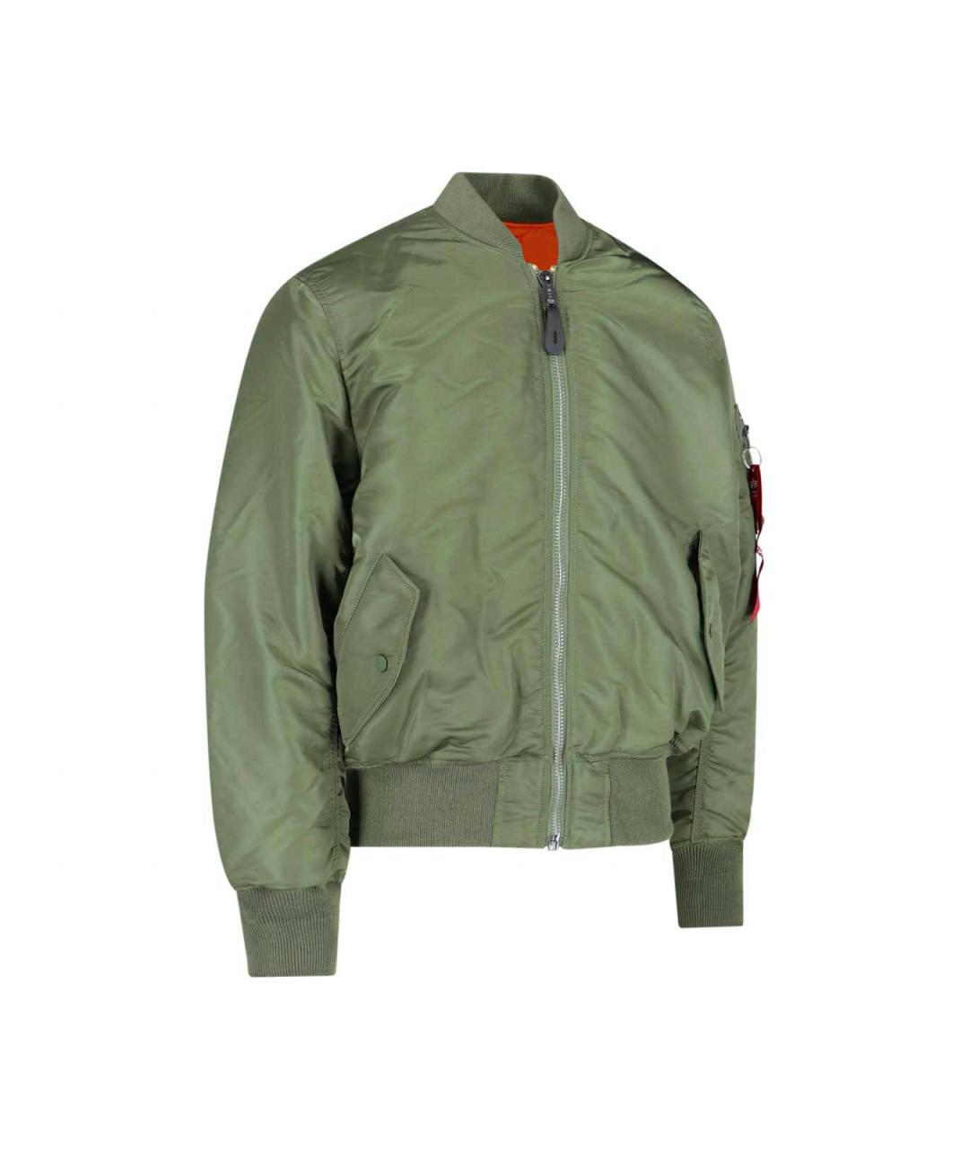 ALPHA INDUSTRIES Зеленая куртка, фото 2