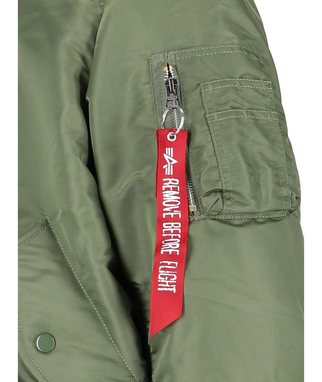 ALPHA INDUSTRIES Зеленая куртка, фото 4