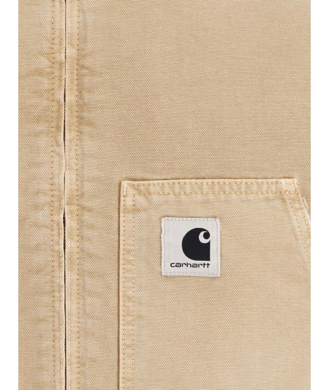 CARHARTT WIP Бежевая хлопковая куртка, фото 4