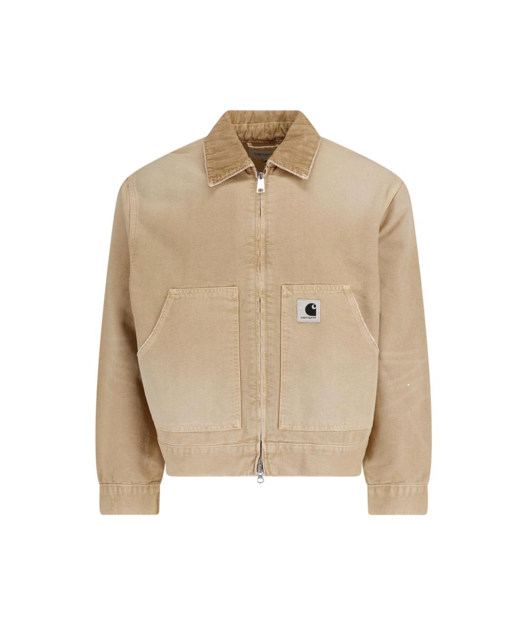 CARHARTT WIP Бежевая хлопковая куртка, фото 1