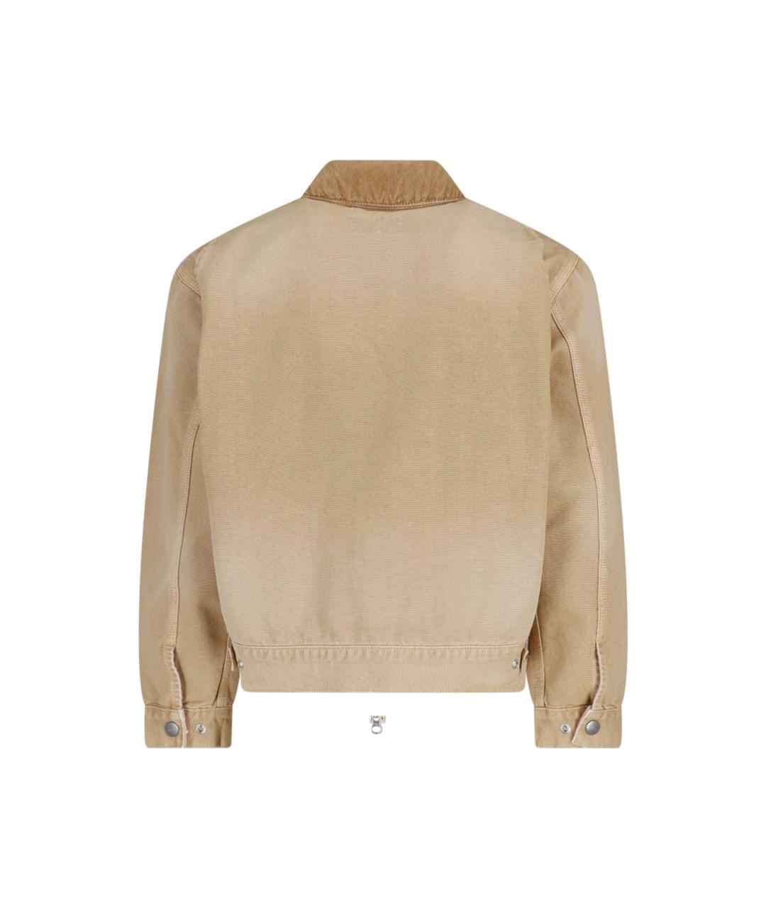 CARHARTT WIP Бежевая хлопковая куртка, фото 2