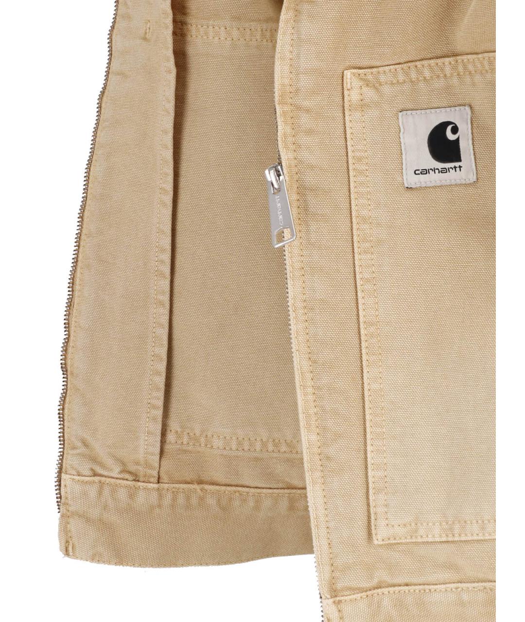 CARHARTT WIP Бежевая хлопковая куртка, фото 5