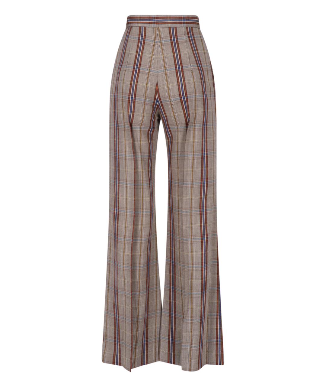 VIVIENNE WESTWOOD Мульти вискозные прямые брюки, фото 2