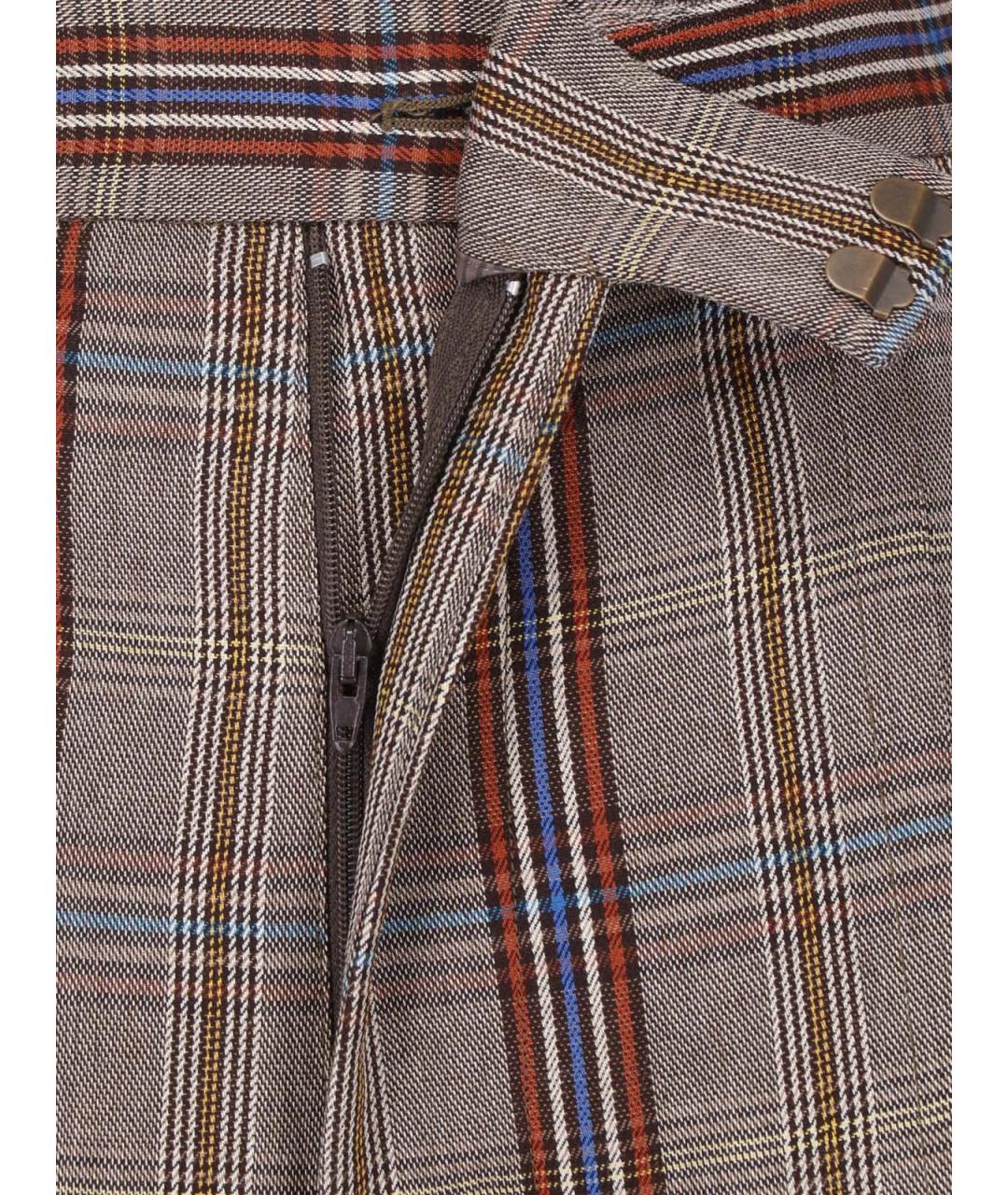 VIVIENNE WESTWOOD Мульти вискозные прямые брюки, фото 5