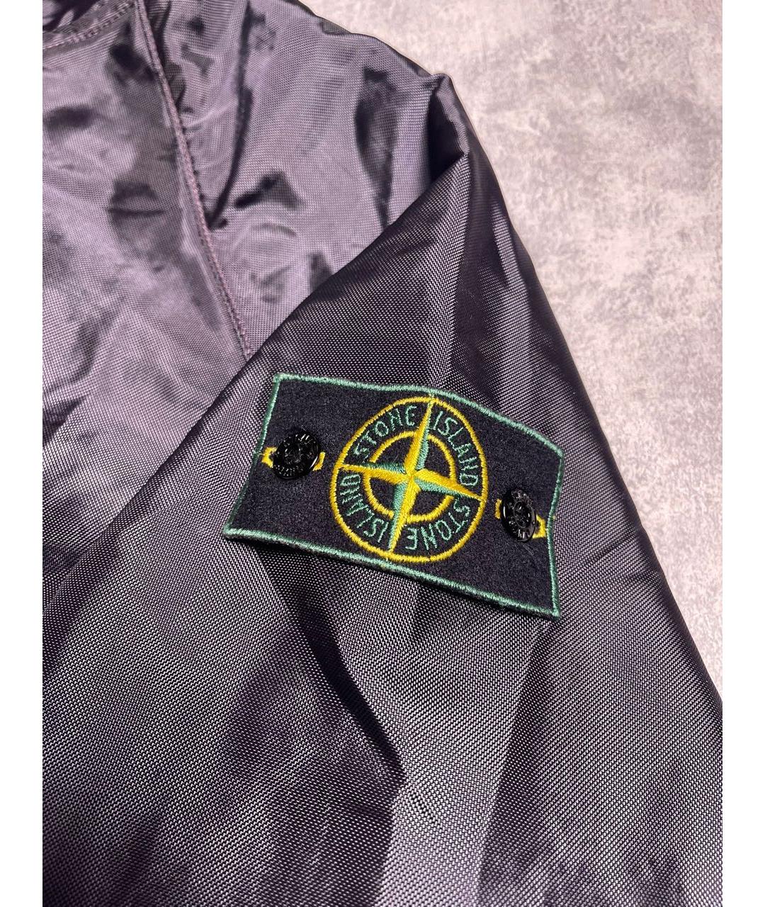 STONE ISLAND Фиолетовая полиамидовая куртка, фото 5