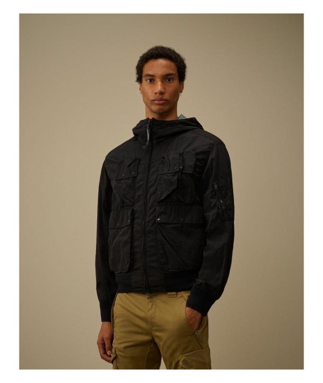 CP COMPANY Черная полиамидовая куртка, фото 8