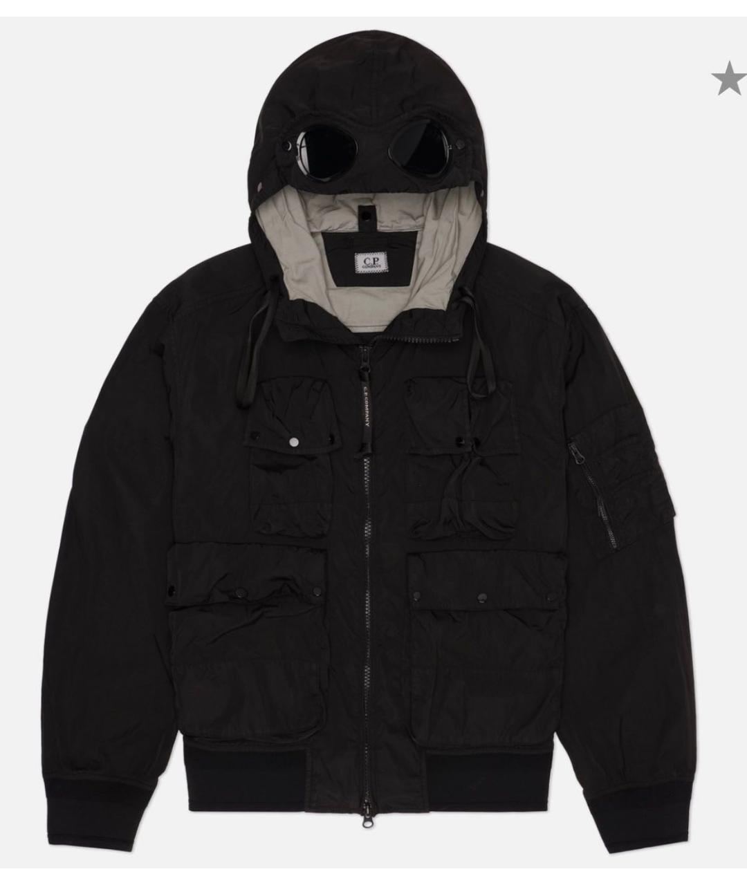 CP COMPANY Черная полиамидовая куртка, фото 9