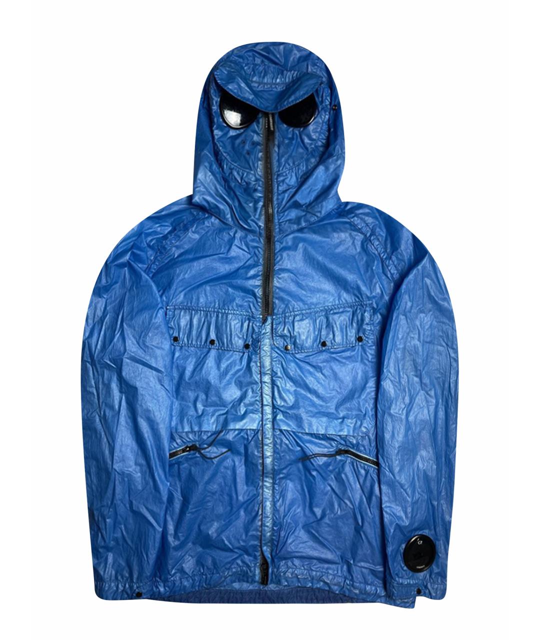 CP COMPANY Синяя полиамидовая куртка, фото 1