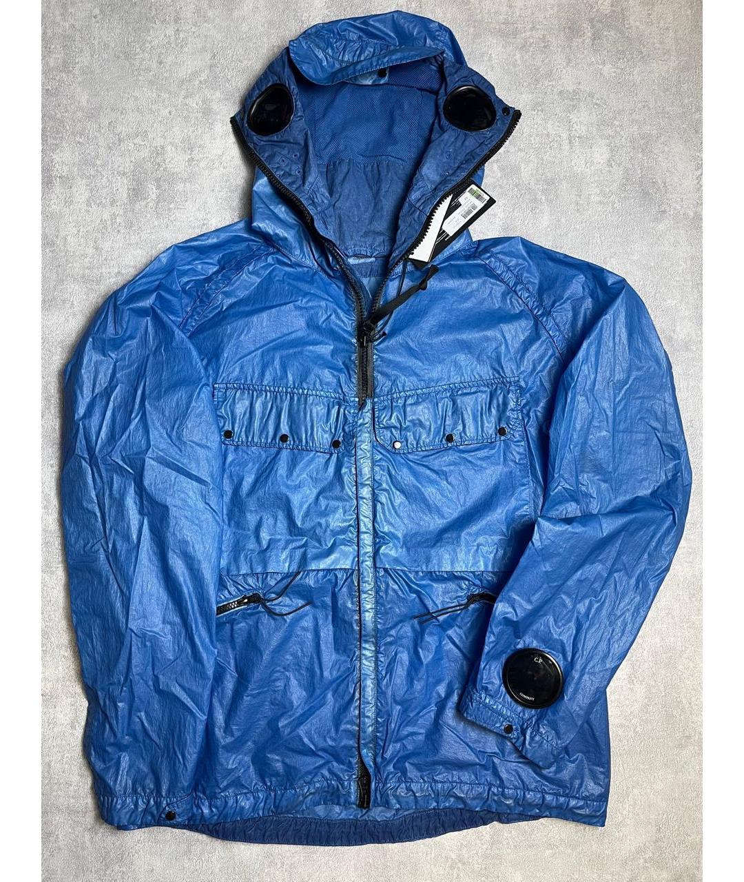 CP COMPANY Синяя полиамидовая куртка, фото 2