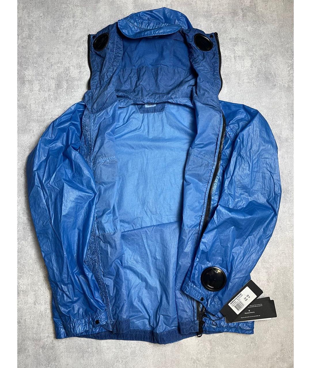 CP COMPANY Синяя полиамидовая куртка, фото 4
