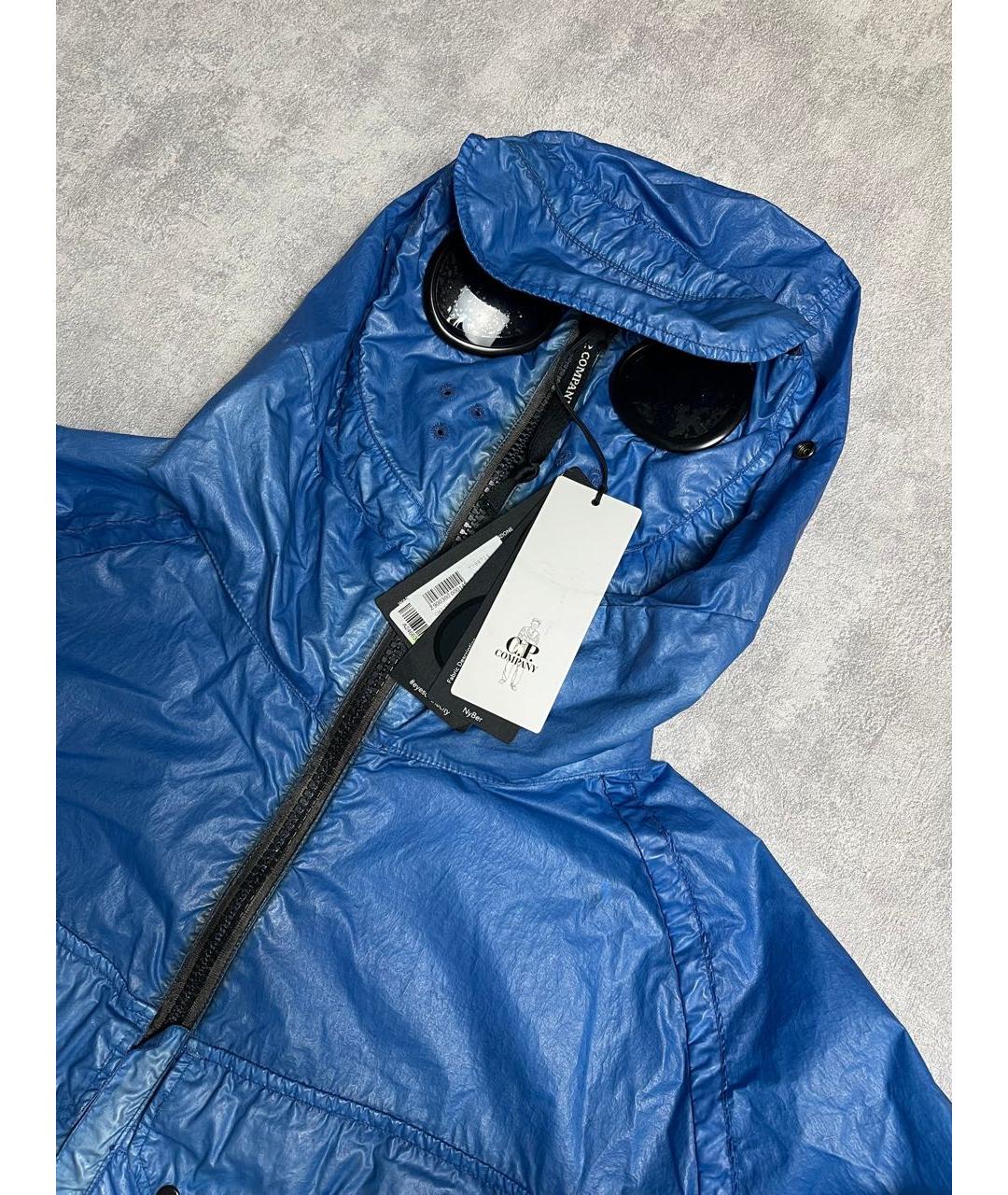 CP COMPANY Синяя полиамидовая куртка, фото 3
