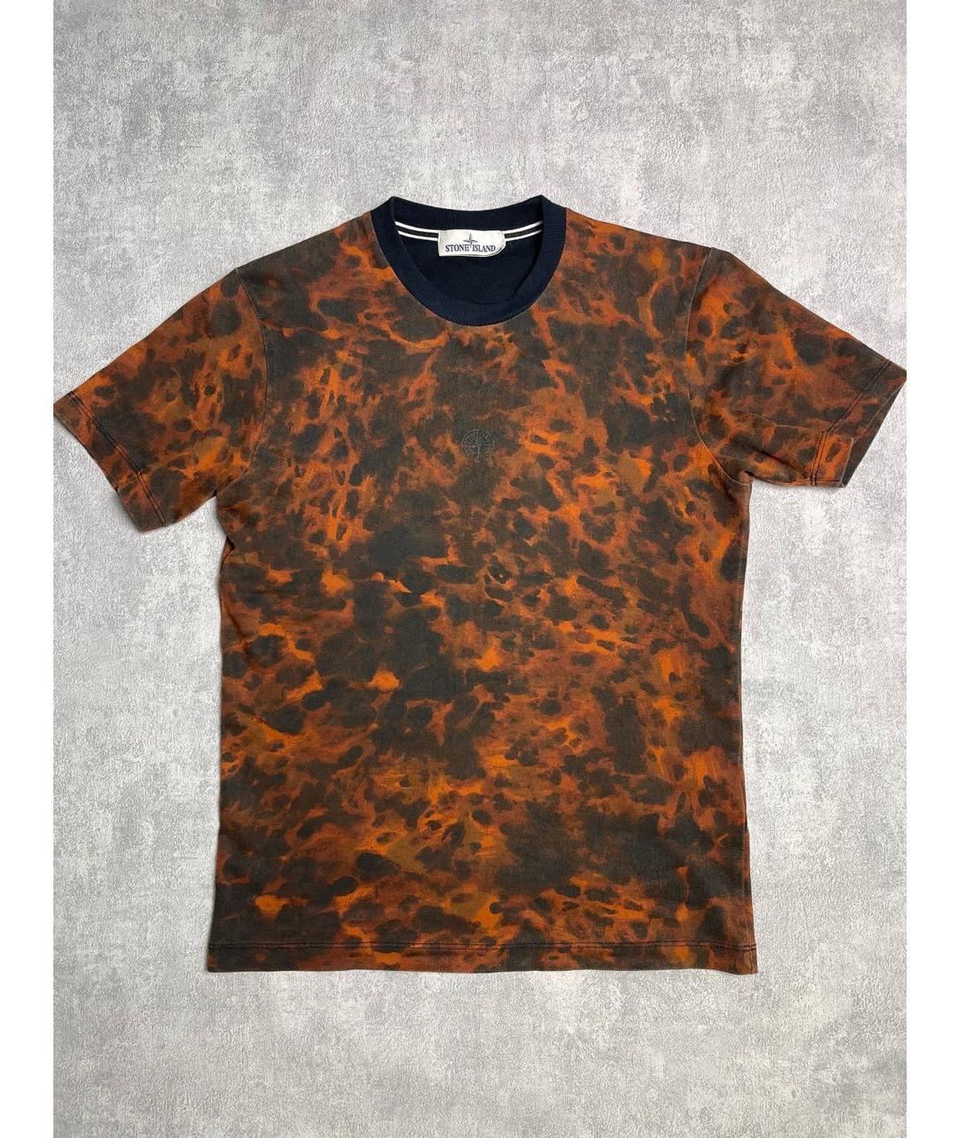 STONE ISLAND Мульти хлопковая футболка, фото 6
