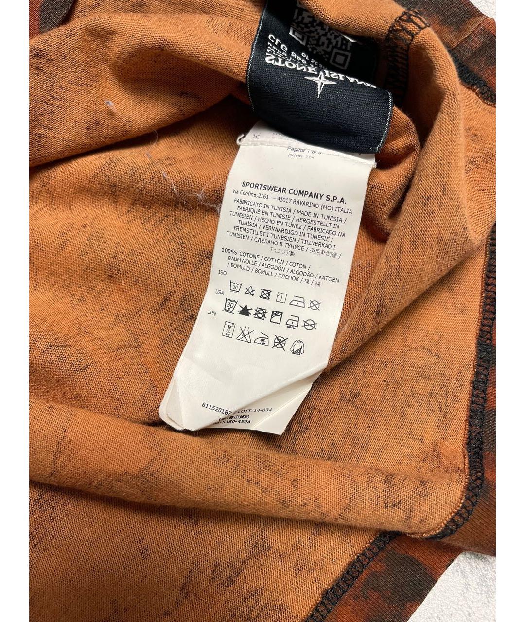 STONE ISLAND Мульти хлопковая футболка, фото 5