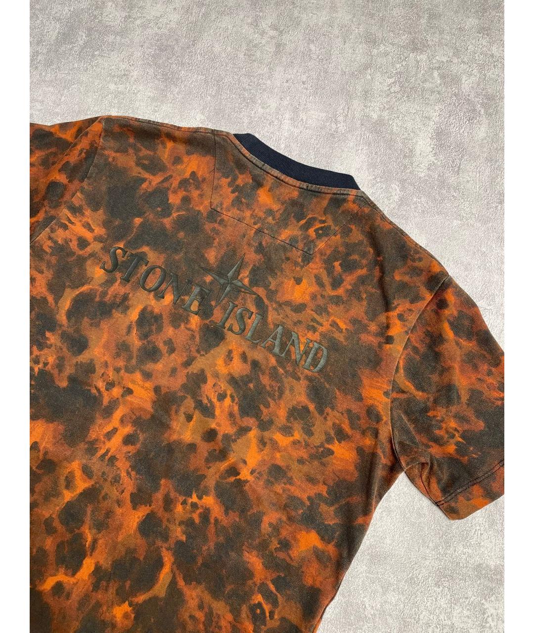 STONE ISLAND Мульти хлопковая футболка, фото 3