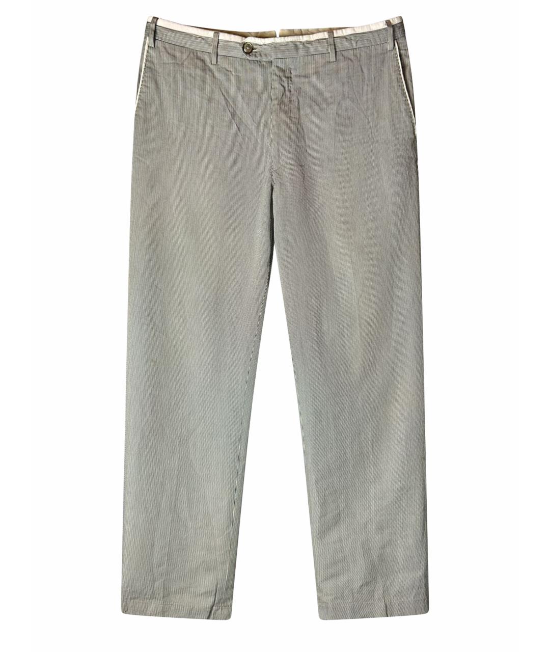 CORNELIANI Мульти хлопковые повседневные брюки, фото 1