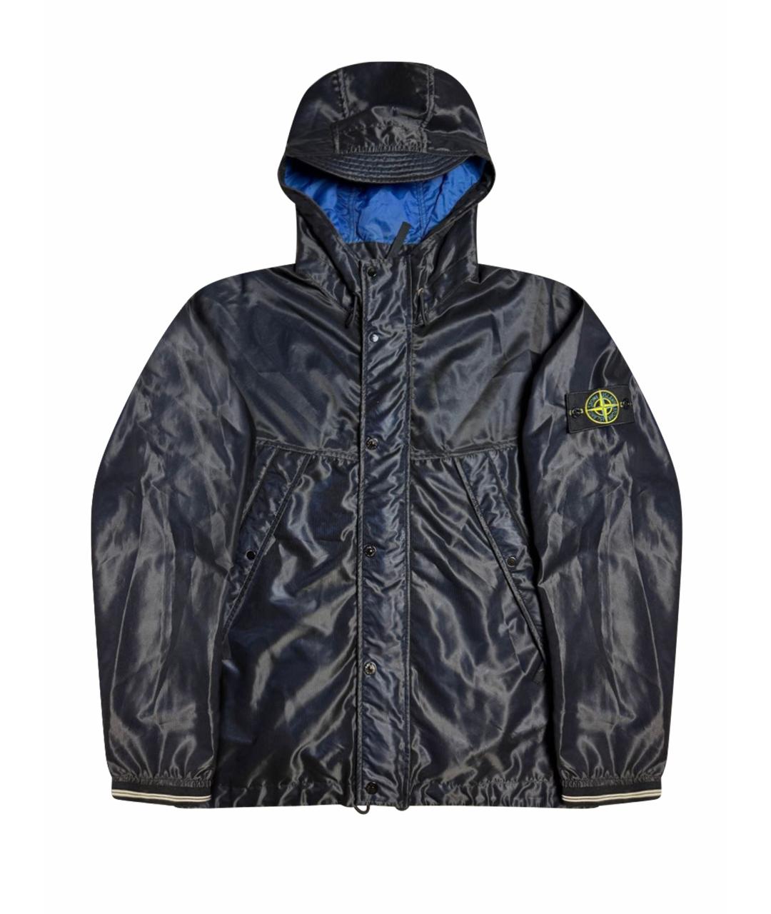 STONE ISLAND Черная полиамидовая куртка, фото 1