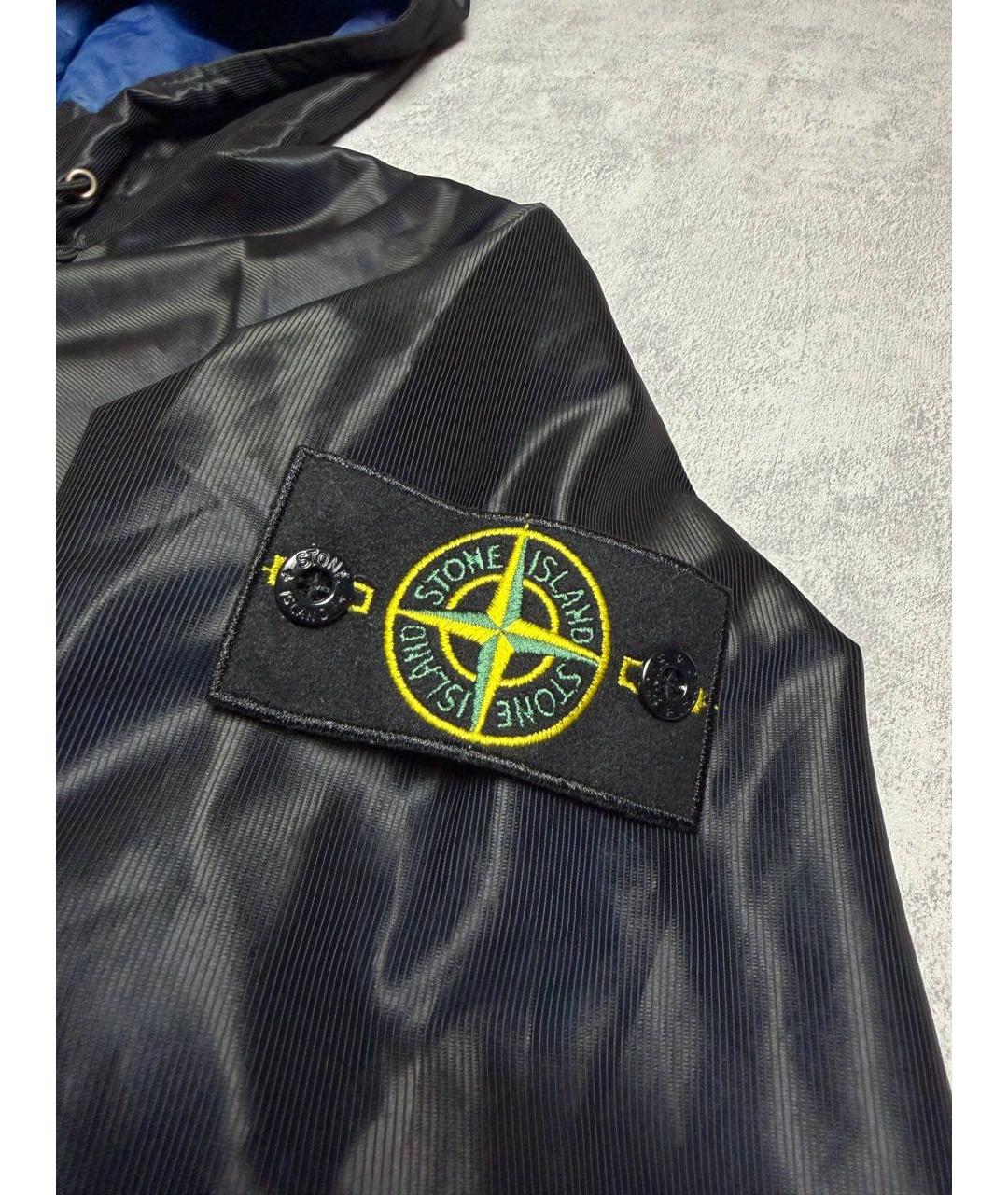 STONE ISLAND Черная полиамидовая куртка, фото 5