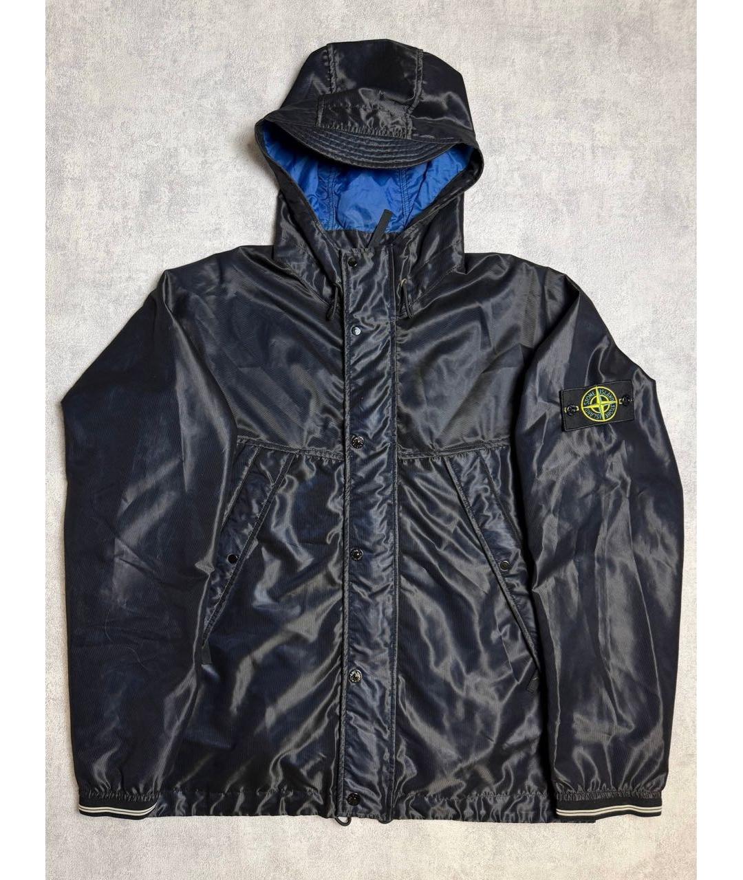 STONE ISLAND Черная полиамидовая куртка, фото 9