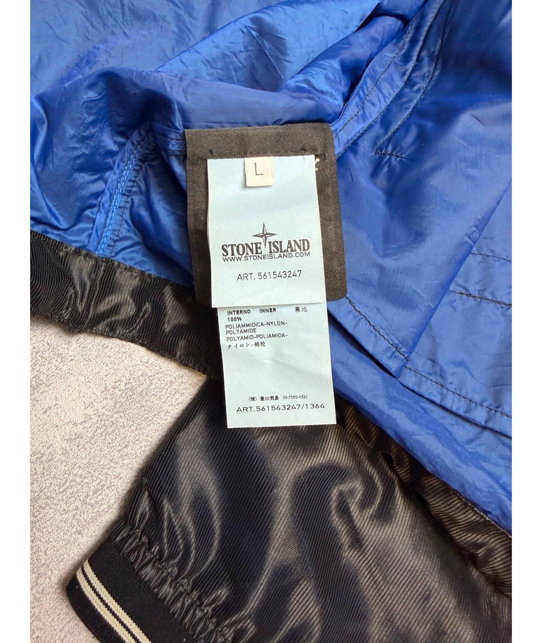 STONE ISLAND Черная полиамидовая куртка, фото 8