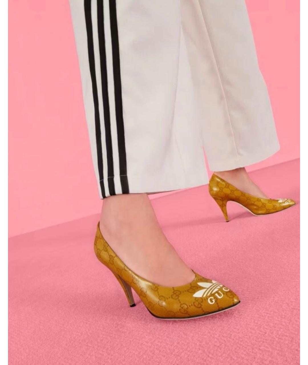 GUCCI Мульти туфли из лакированной кожи, фото 8