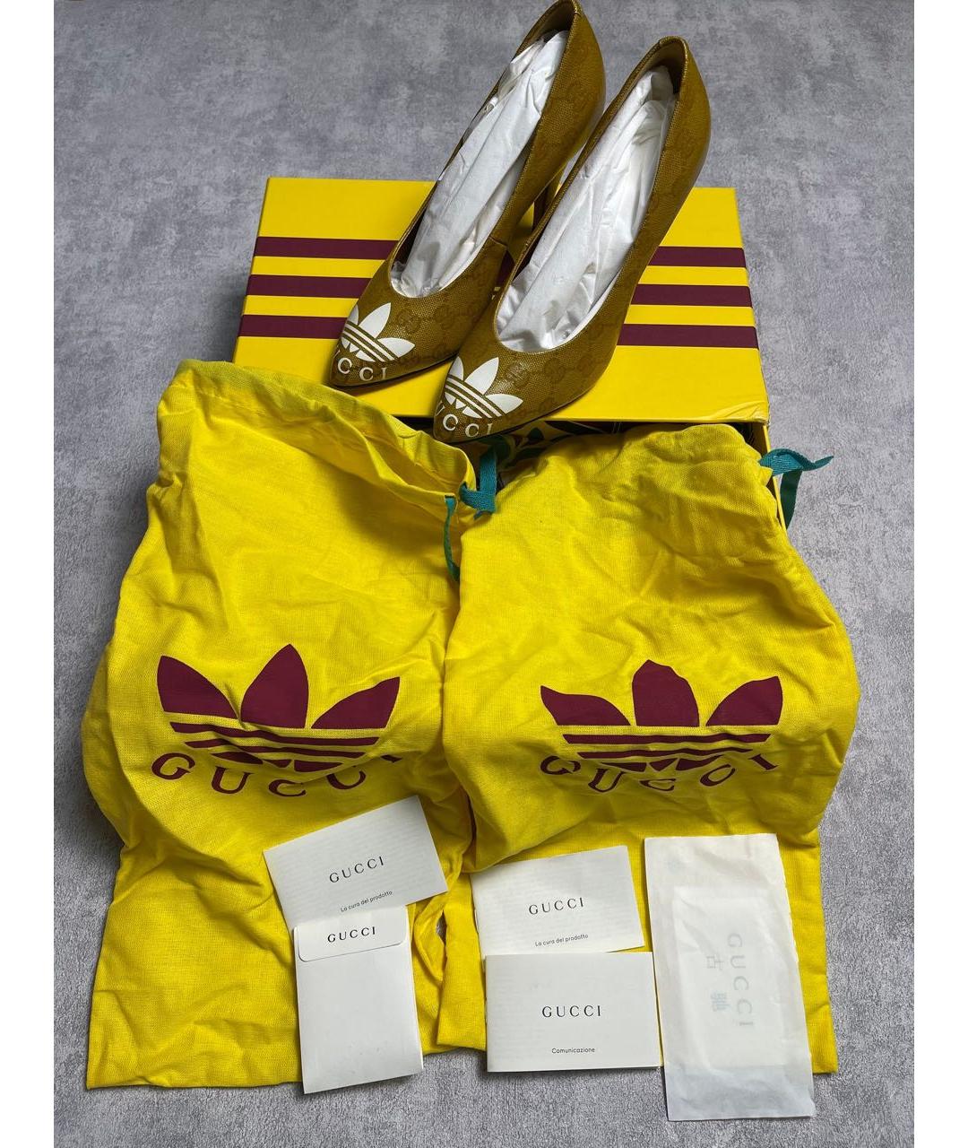 GUCCI Мульти туфли из лакированной кожи, фото 5