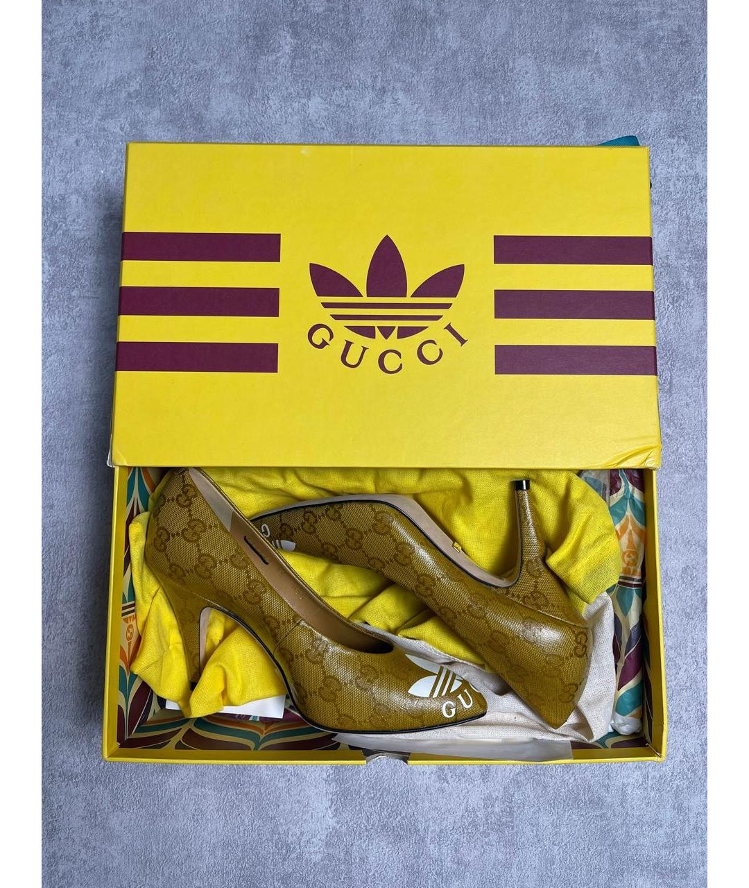 GUCCI Мульти туфли из лакированной кожи, фото 3