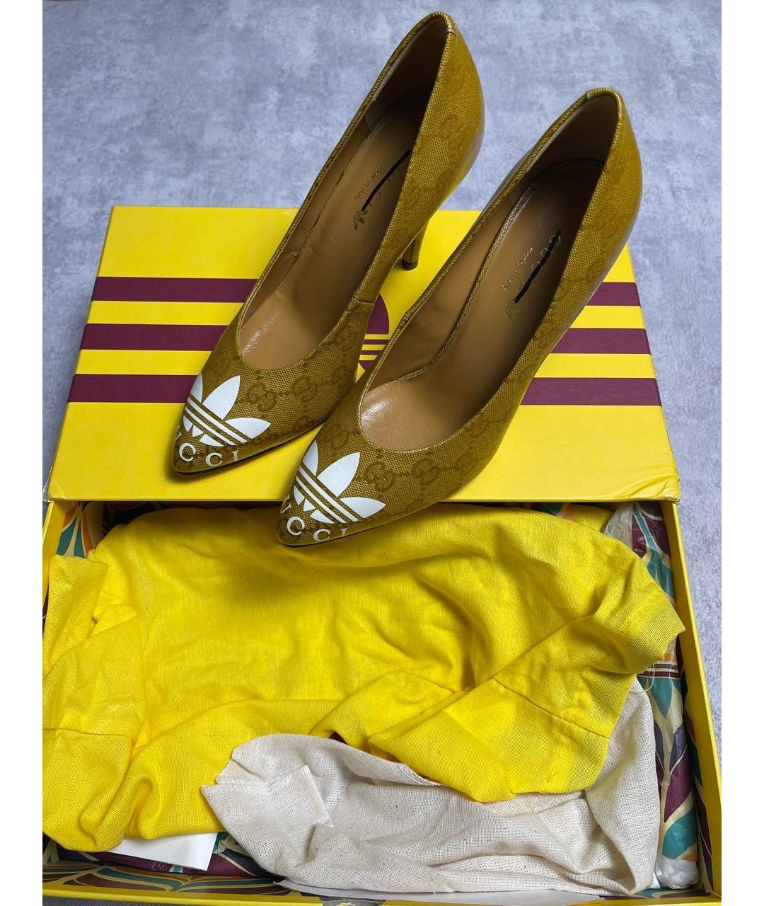 GUCCI Мульти туфли из лакированной кожи, фото 6