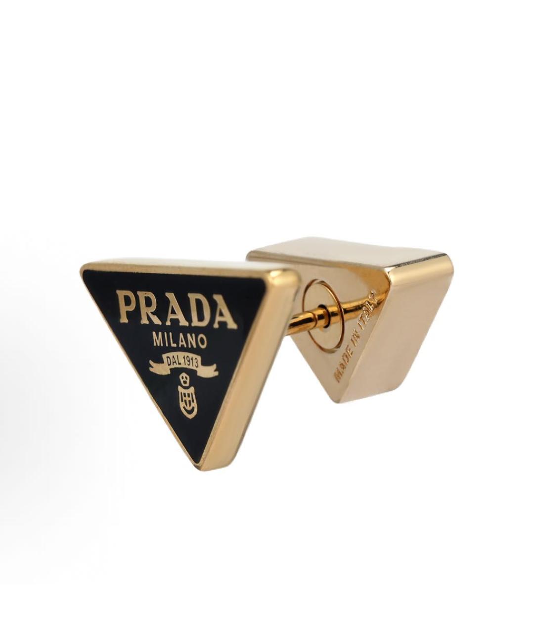 PRADA Черные серьги, фото 3