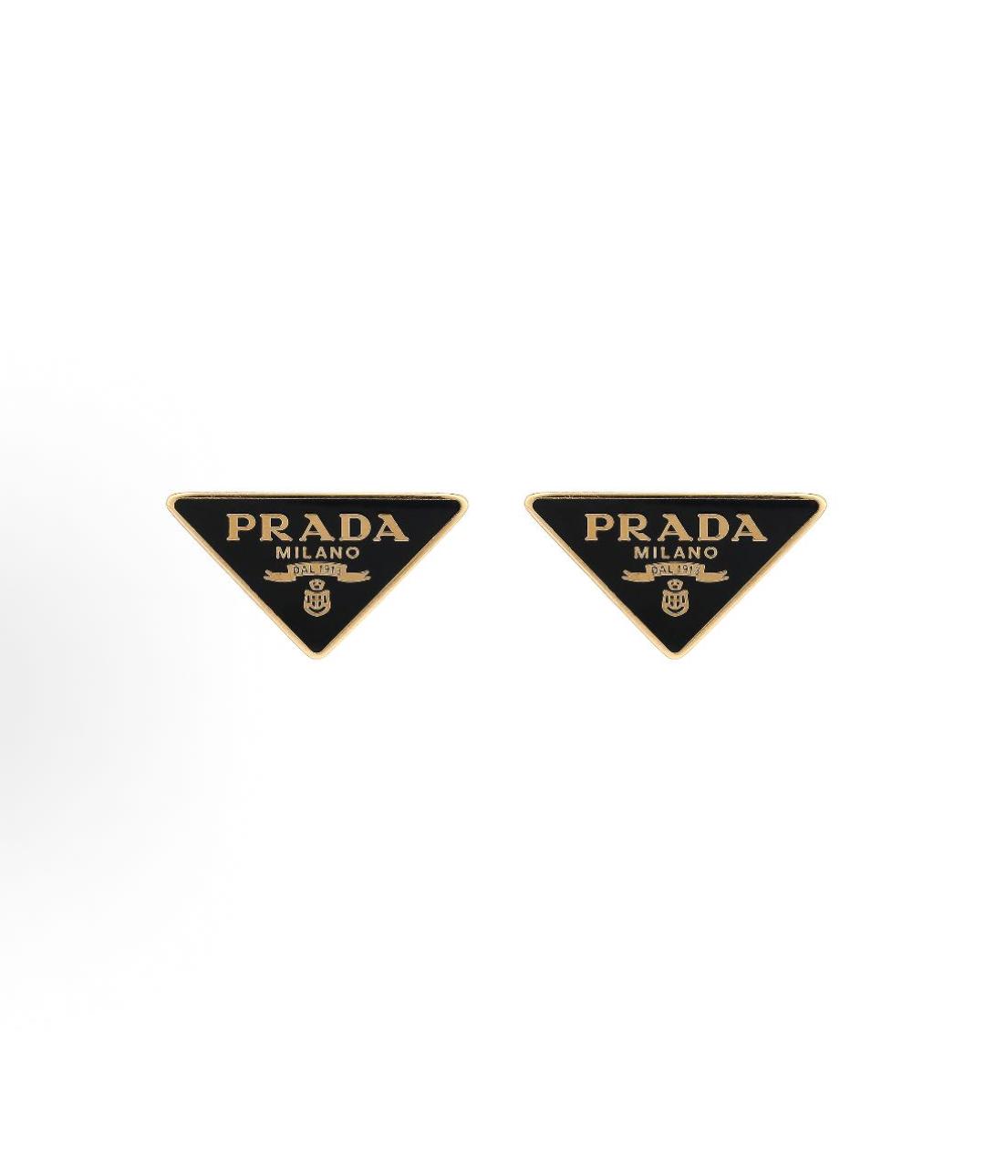 PRADA Черные серьги, фото 7