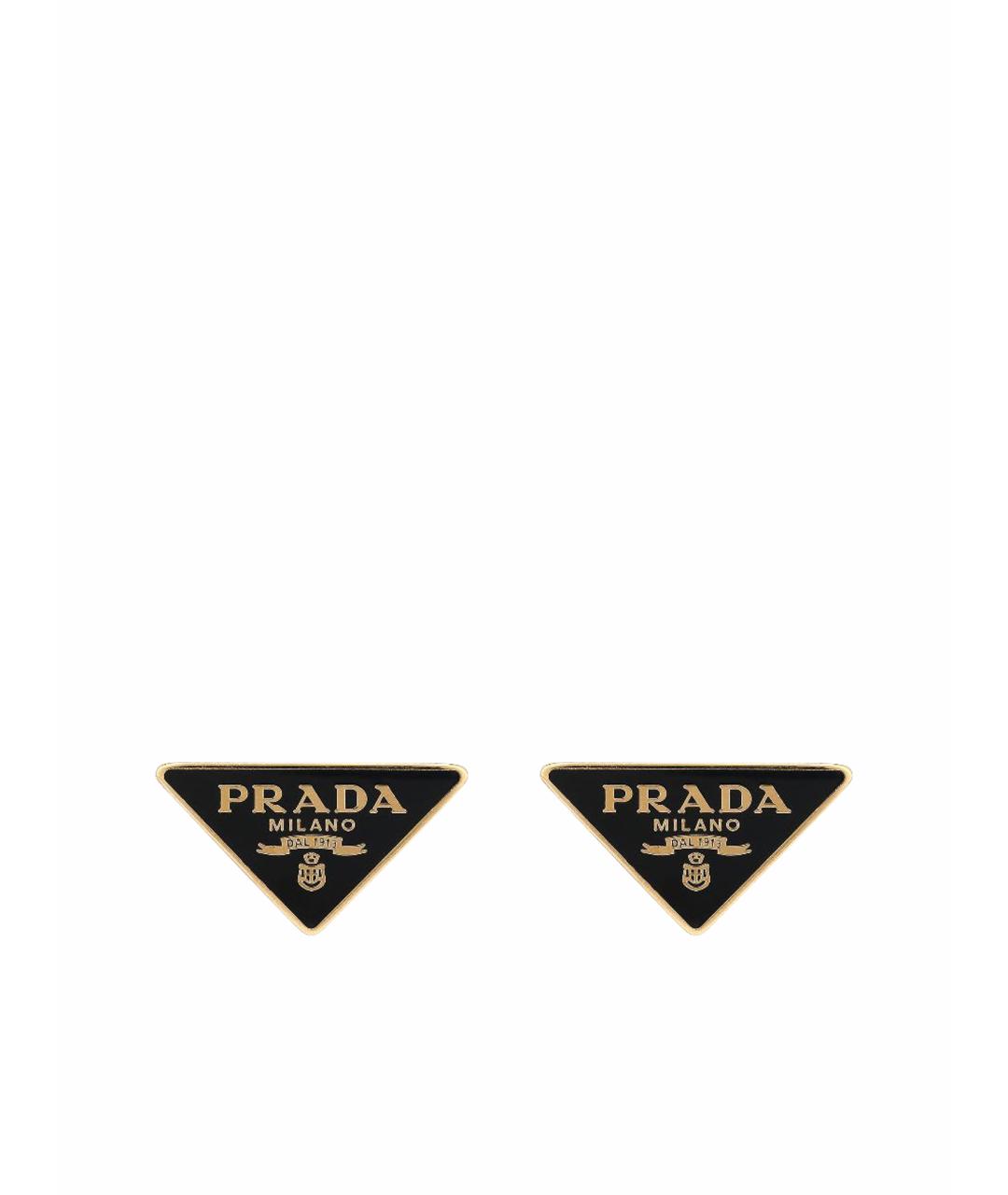 PRADA Черные серьги, фото 1