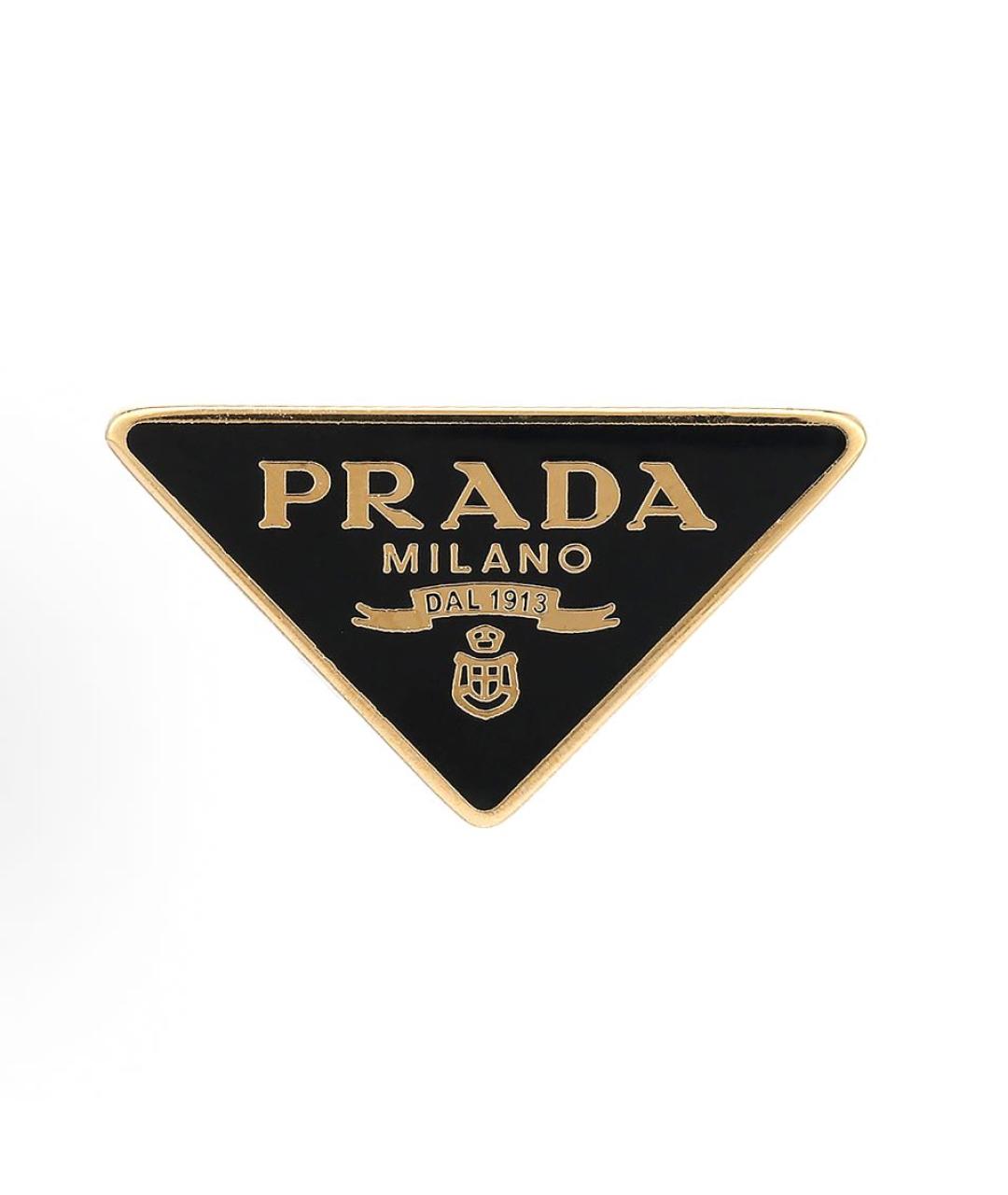 PRADA Черные серьги, фото 2