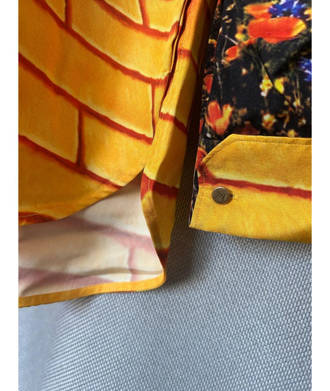 LOUIS VUITTON Мульти шелковая кэжуал рубашка, фото 3