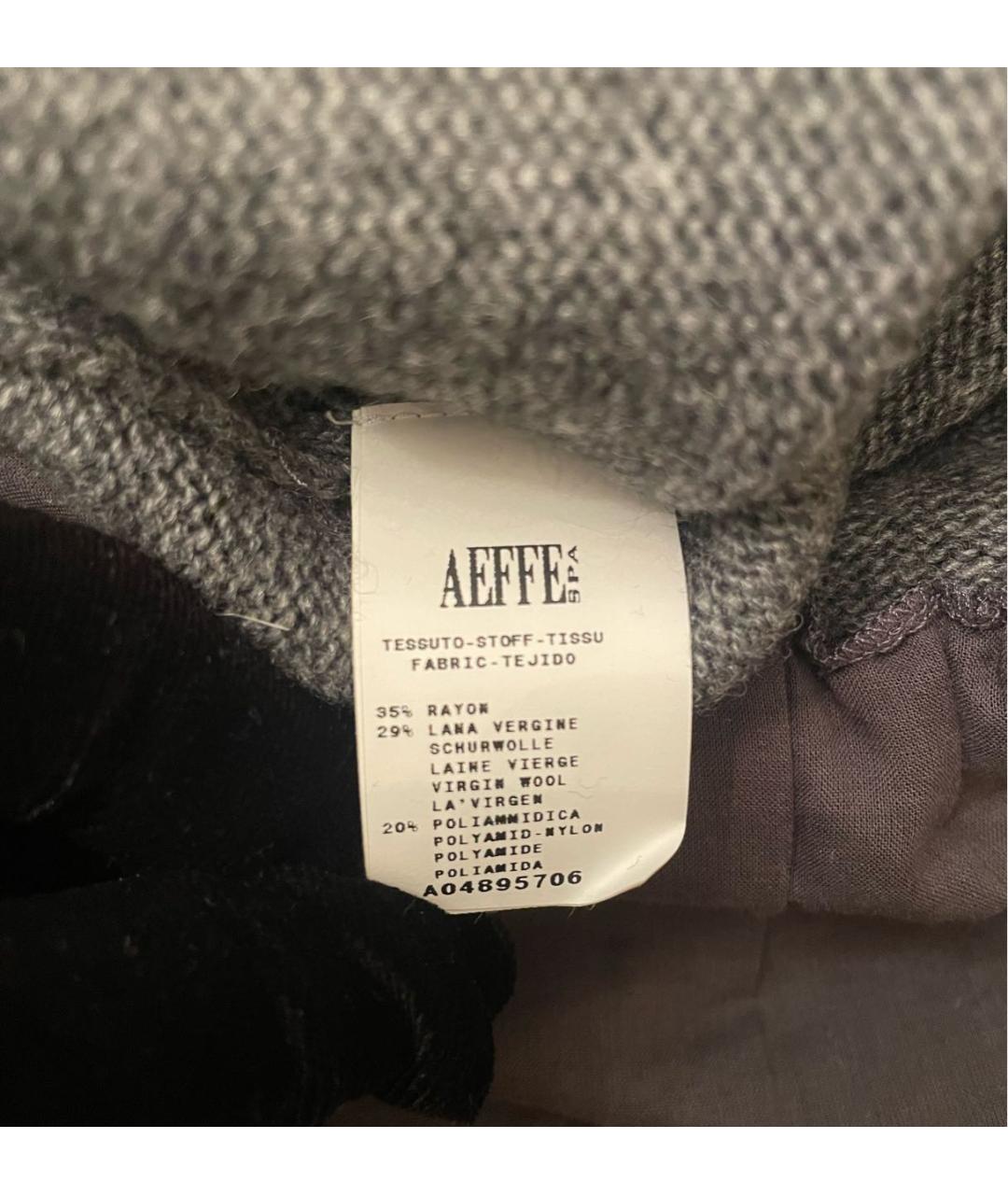 ALBERTA FERRETTI Серое шелковое коктейльное платье, фото 5