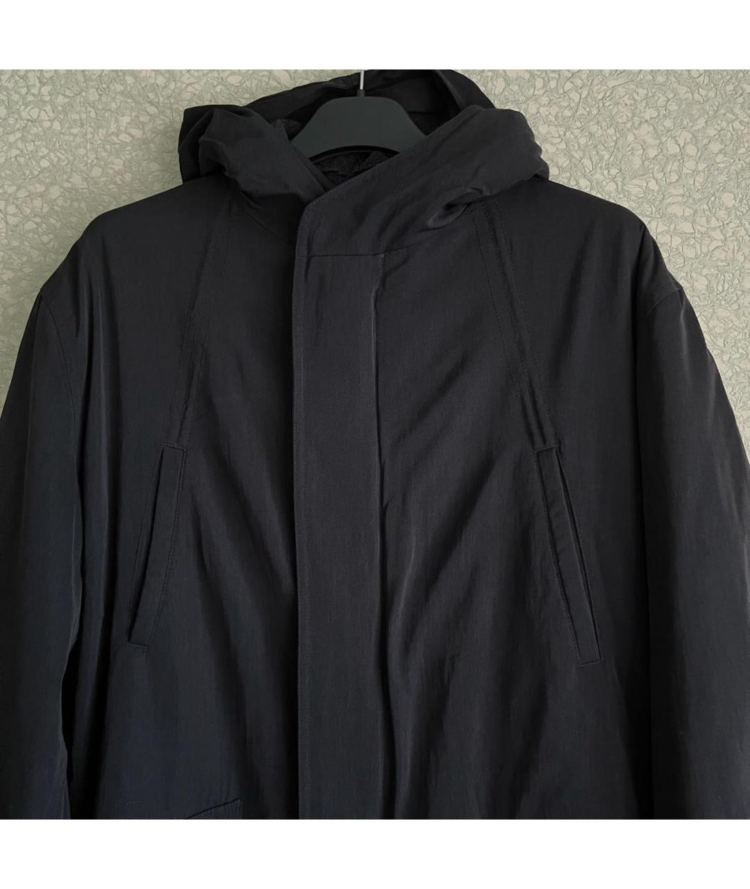 JIL SANDER Черная шерстяная парка, фото 4
