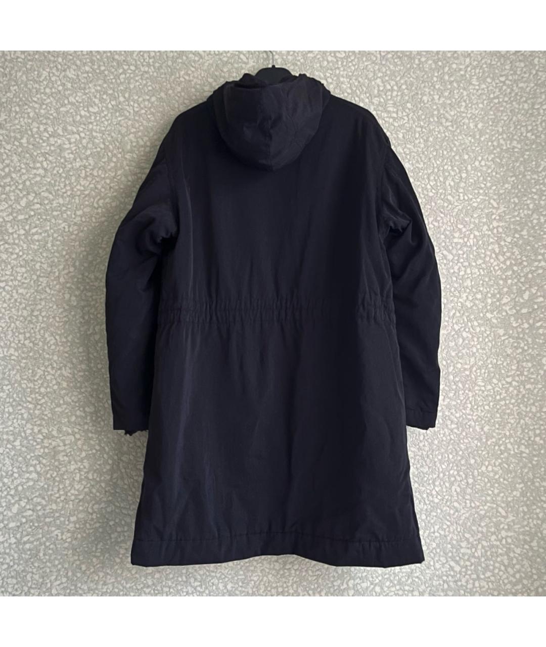 JIL SANDER Черная шерстяная парка, фото 2