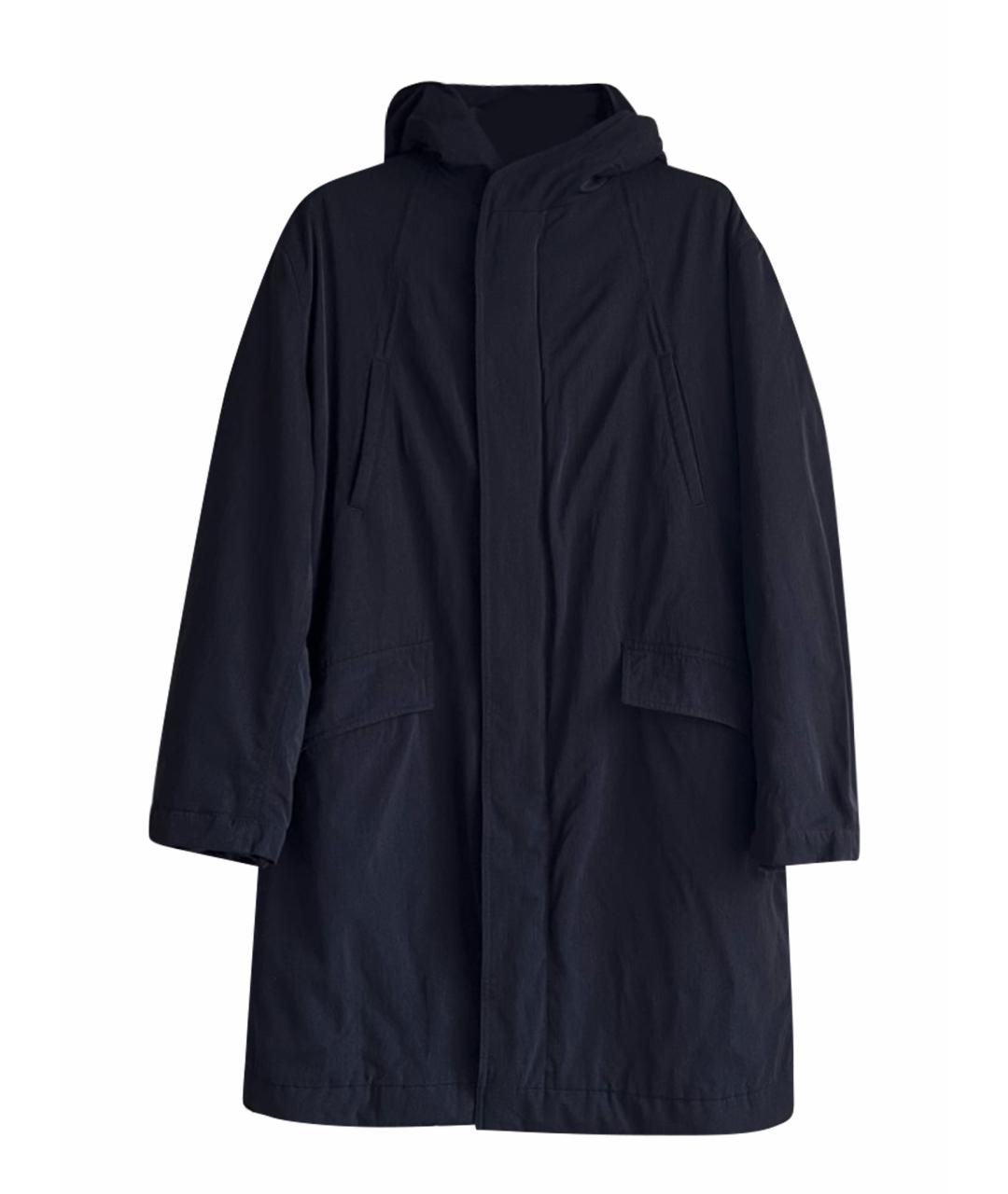 JIL SANDER Черная шерстяная парка, фото 1