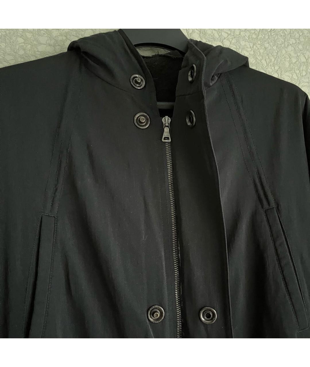JIL SANDER Черная шерстяная парка, фото 6