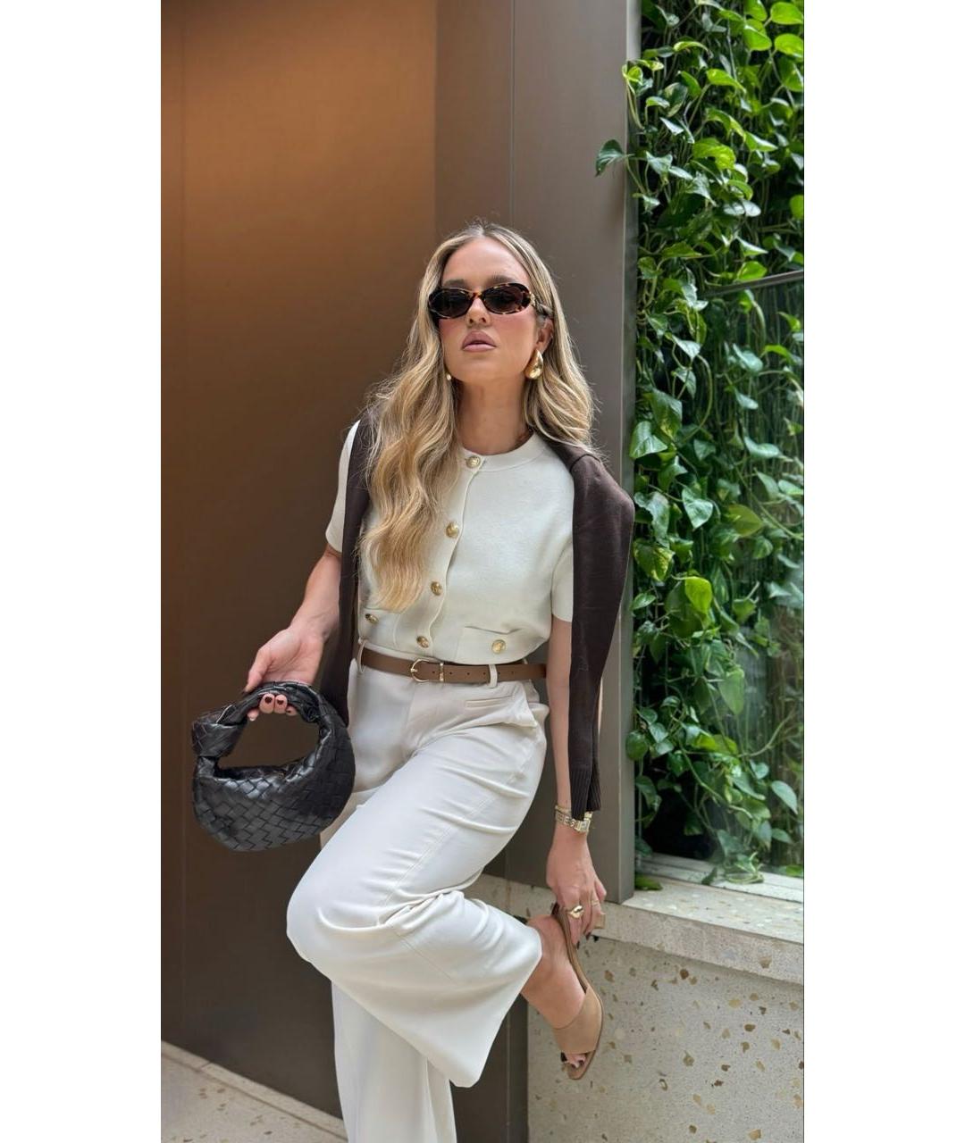 BOTTEGA VENETA Черная кожаная сумка с короткими ручками, фото 3