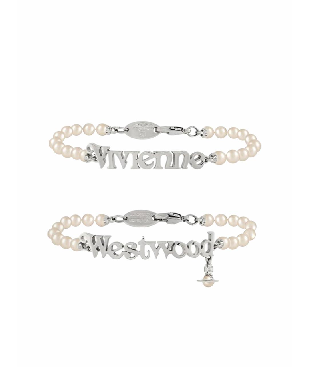 VIVIENNE WESTWOOD Серебряное жемчужное колье, фото 1