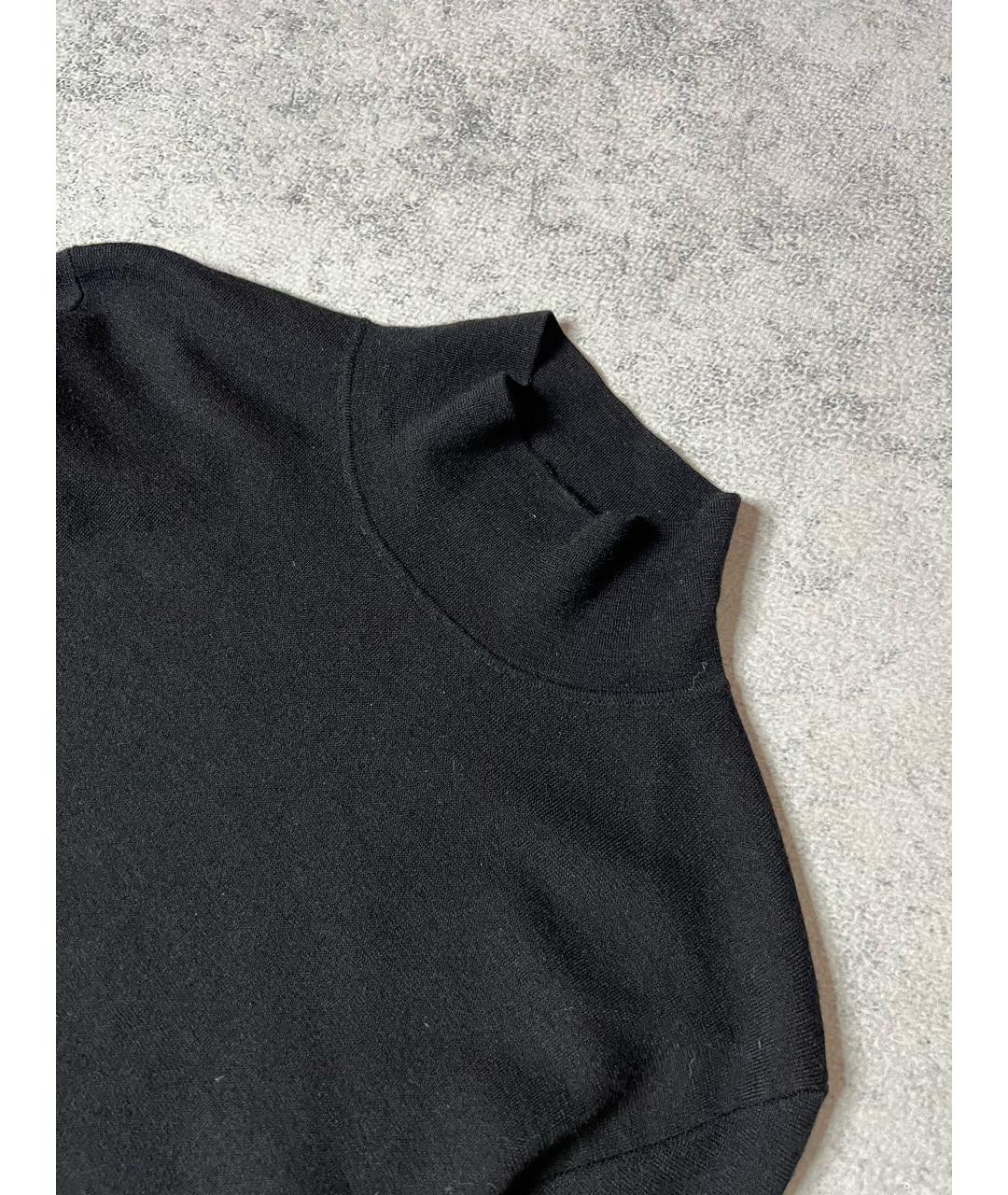 CORNELIANI Черная шерстяная водолазка, фото 2