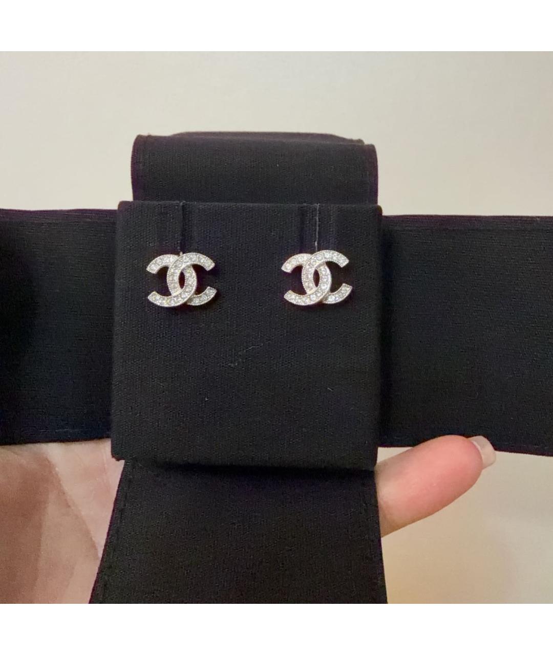 CHANEL Серебряные серебряные серьги, фото 6