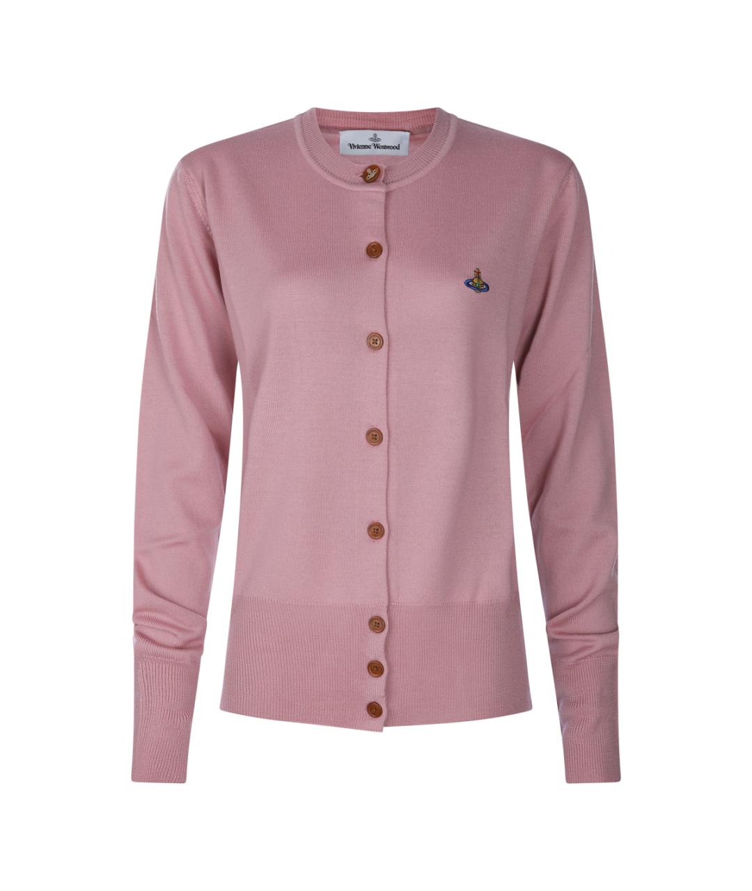 VIVIENNE WESTWOOD Розовый шерстяной кардиган, фото 1