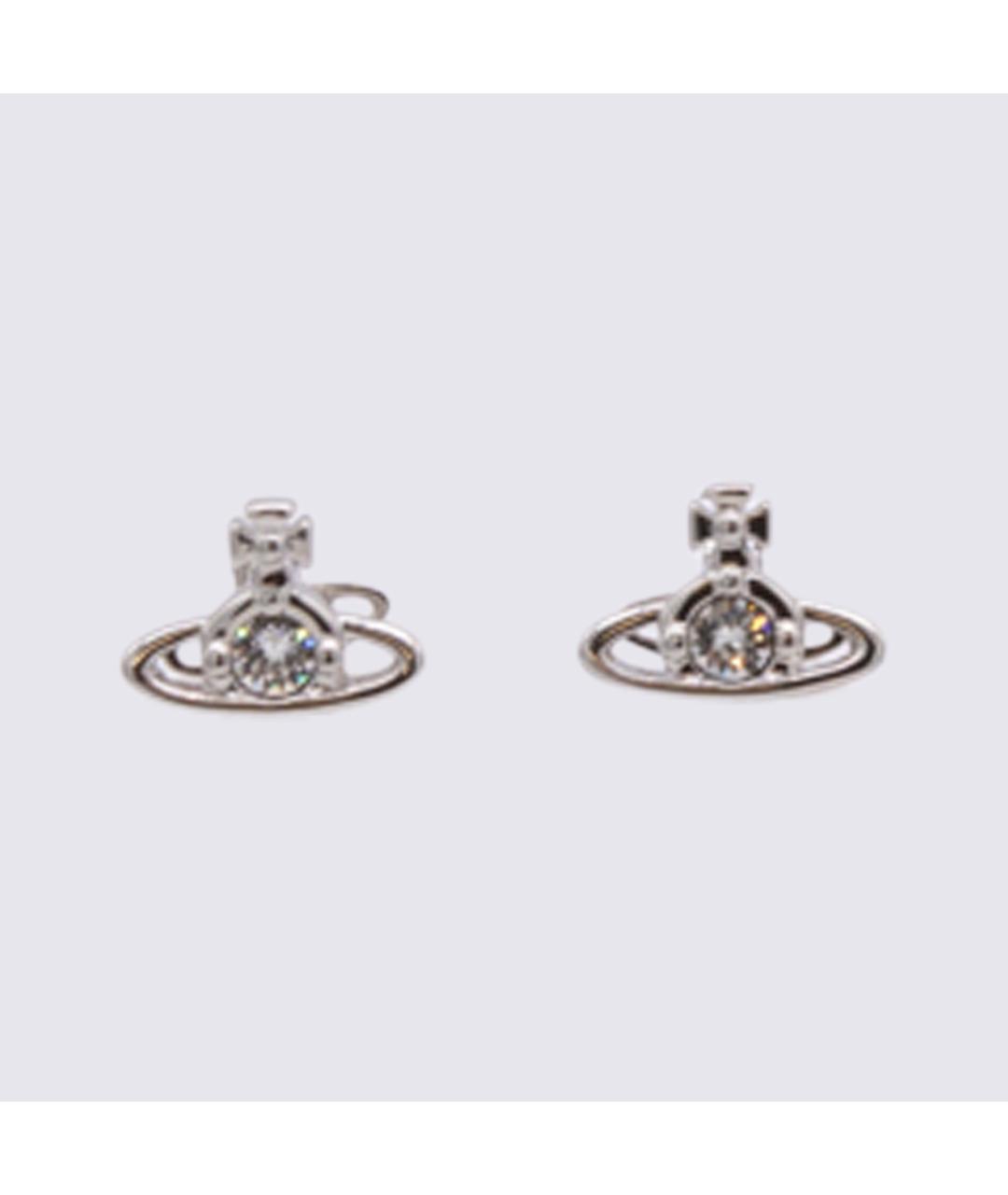 VIVIENNE WESTWOOD Серебряные металлические серьги, фото 3