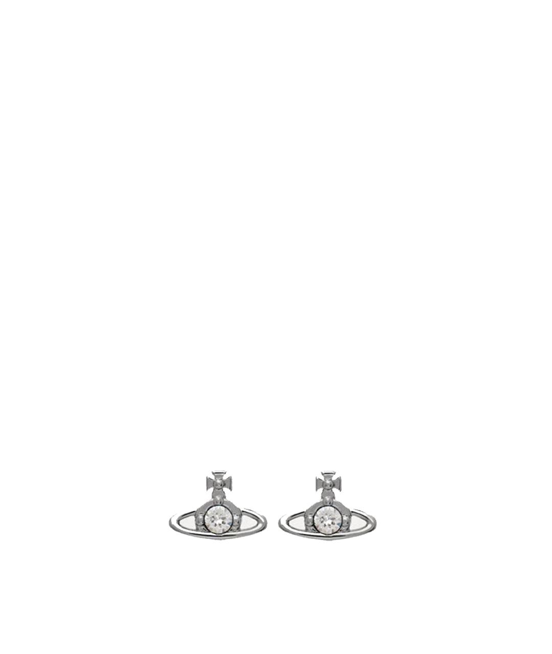 VIVIENNE WESTWOOD Серебряные металлические серьги, фото 1