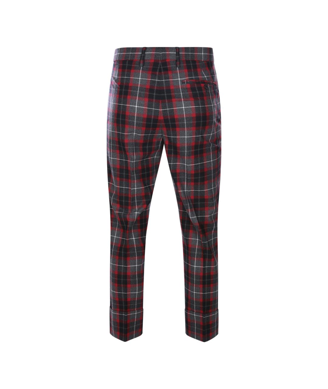 VIVIENNE WESTWOOD Мульти шерстяные повседневные брюки, фото 4