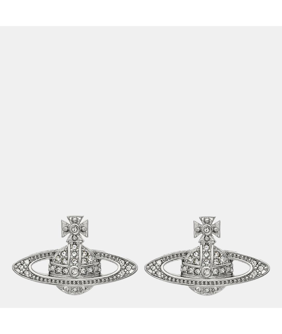 VIVIENNE WESTWOOD Серебряные металлические серьги, фото 3