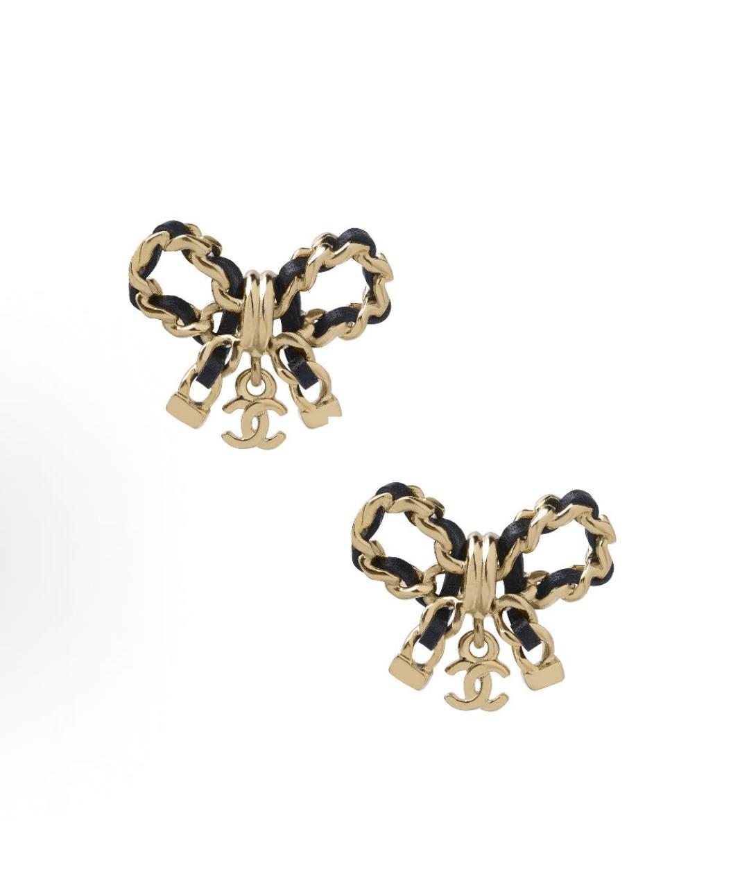 CHANEL Золотые серьги, фото 6
