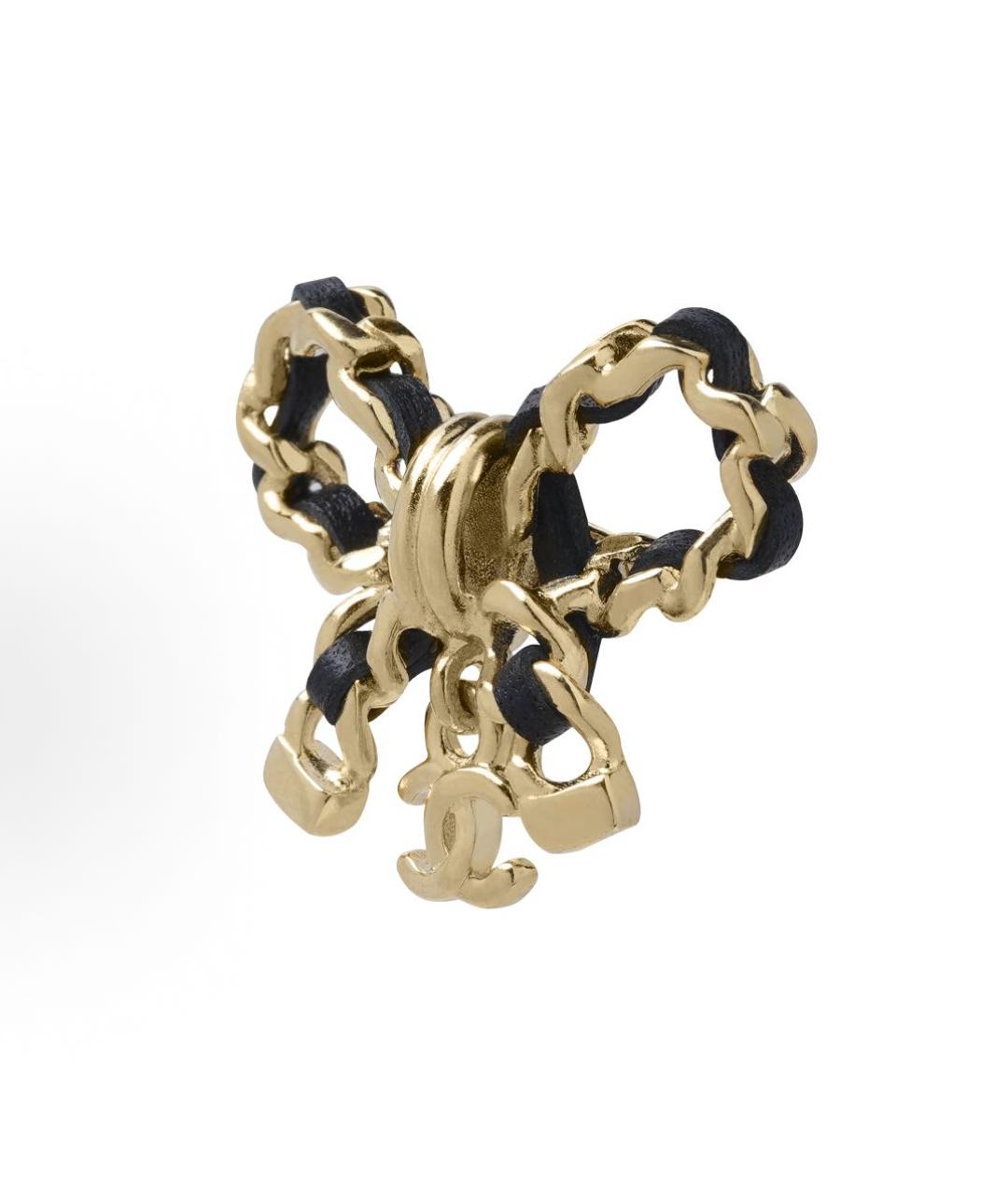 CHANEL Золотые серьги, фото 3