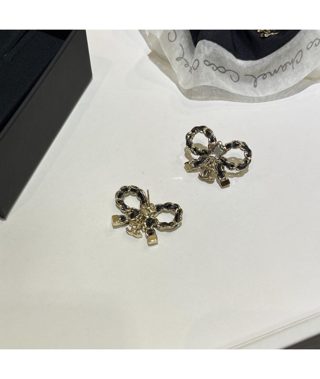 CHANEL Золотые серьги, фото 5